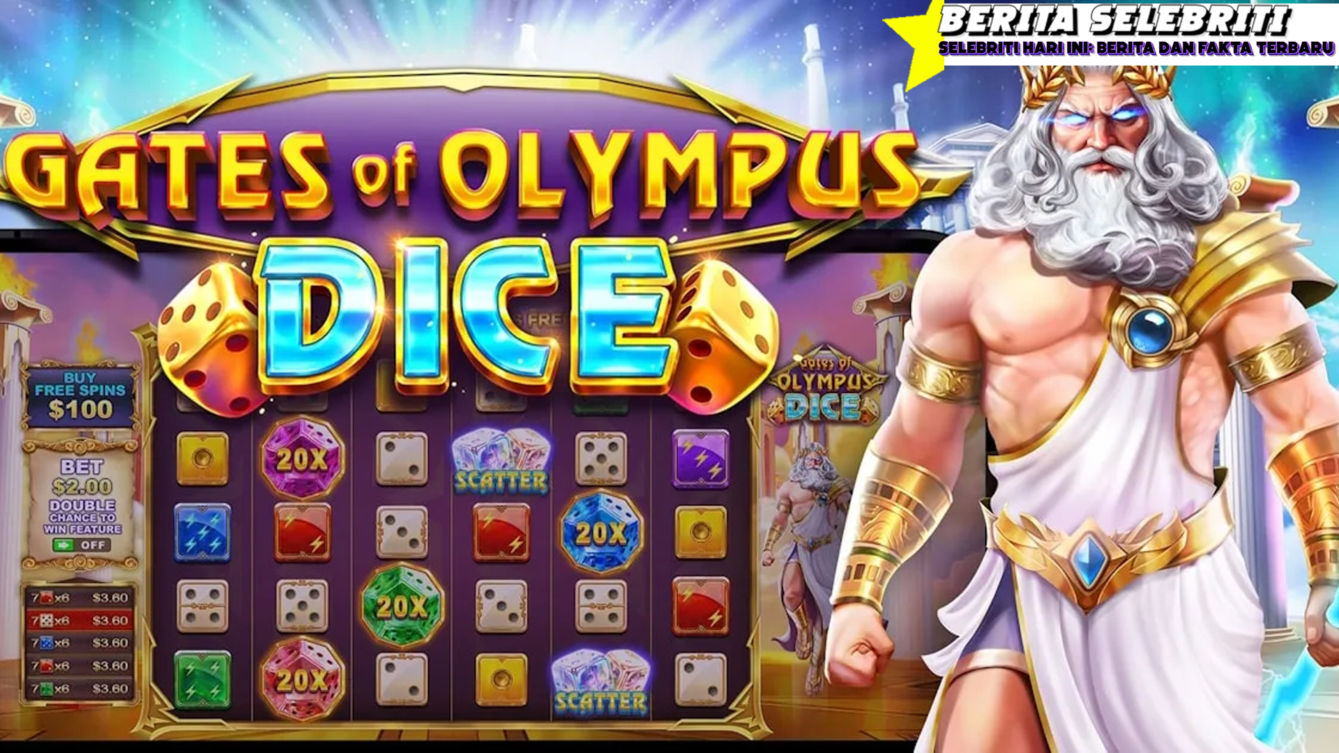 Slot Gates of Olympus Dice Perkalian x500 Mudah Pecah