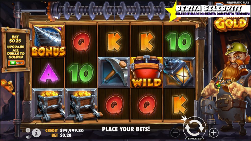 Strategi Mendapatkan Freespin di Drill that Gold