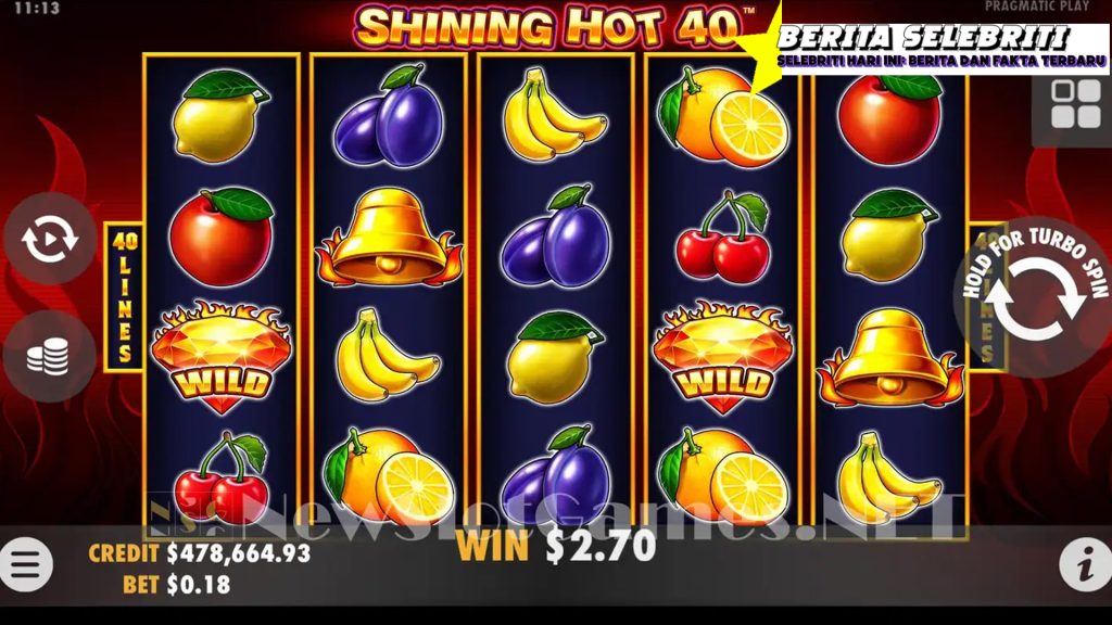Shining Hot 40 Slot Gampang Freespin dan Maxwin