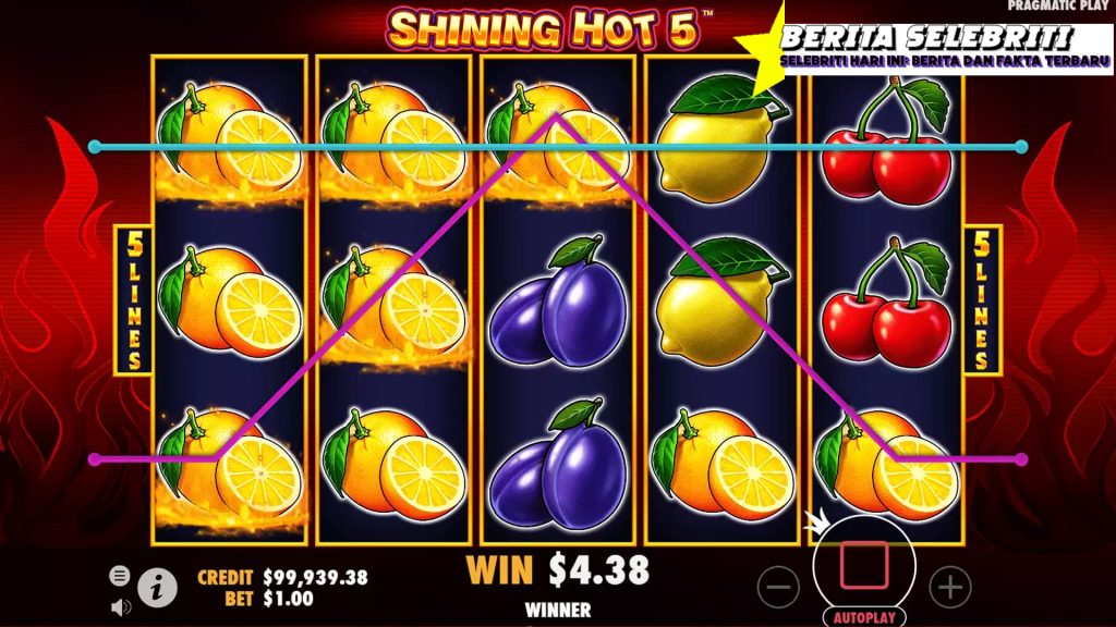 Permainan Cepat Maxwin Di Shining Hot 5