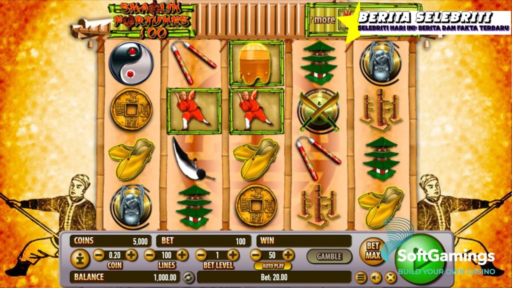 Slot Online Terpercaya Mudah Menang Shaolin Fortunes 100
