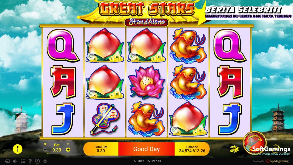 Great Stars SA Permainan Slot Online Freespin sampai 100x