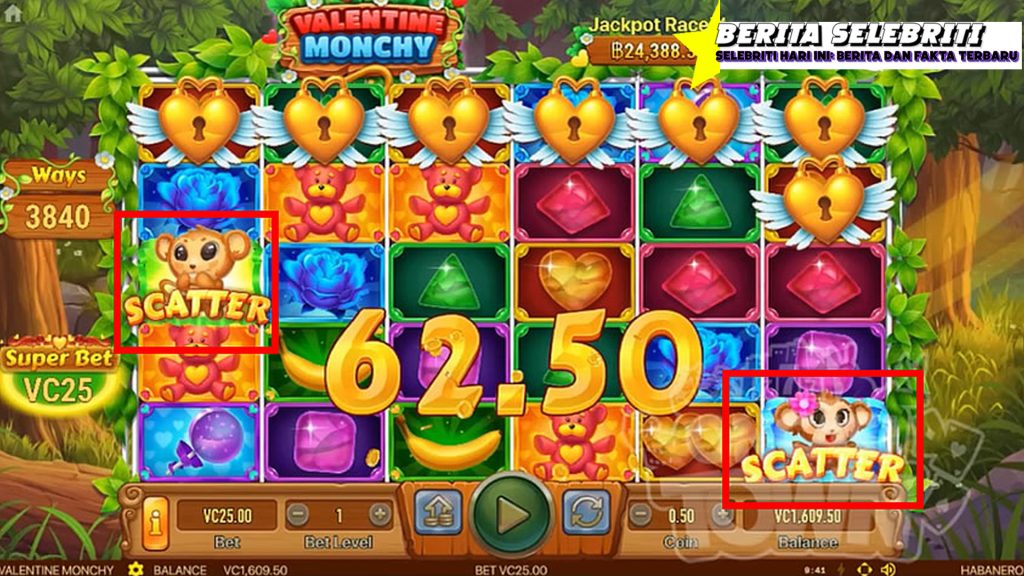 Mainkan Game Romantis Valentine Monchy Jackpot Sekarang