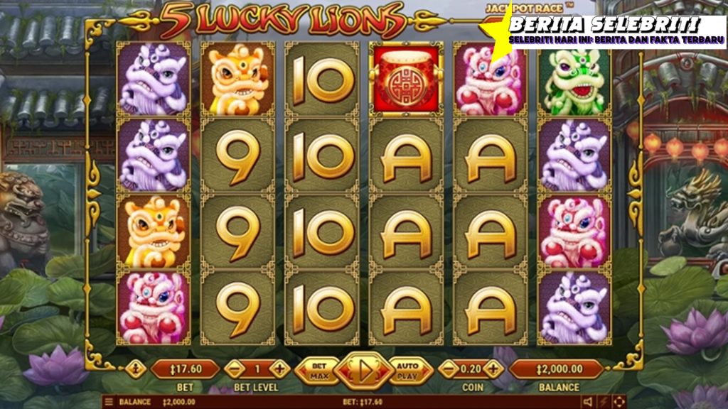 Rtp8000 Game 5 Lucky Lions, Singa Sakti Penuh Bonus!