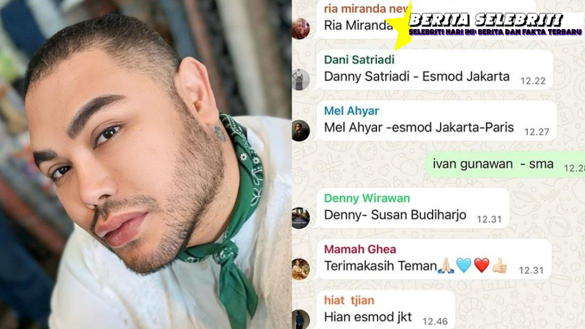 Tanpa Gelar Tinggi Ivan Gunawan Tetap Bersinar di Dunia Mode