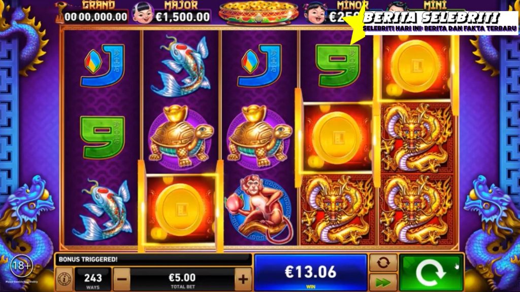 Jinfu Long di Cnnslot Putaran Naga, Harta Mengalir