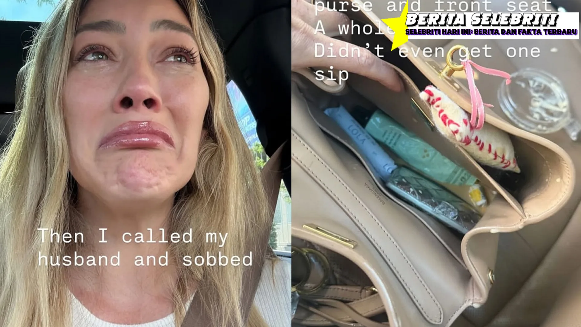 Hilary Duff Kopi Tumpah di Tas Rp49 Juta